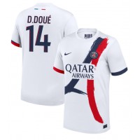 Maglie da calcio Paris Saint-Germain Desire Doue #14 Seconda Maglia 2024-25 Manica Corta